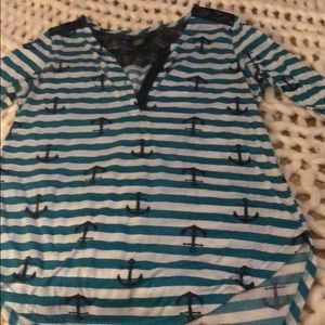 Sailor top with lace